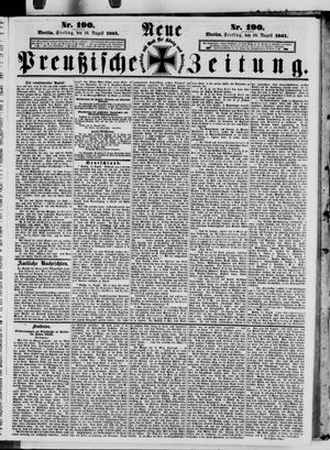 Neue preußische Zeitung vom 16.08.1861