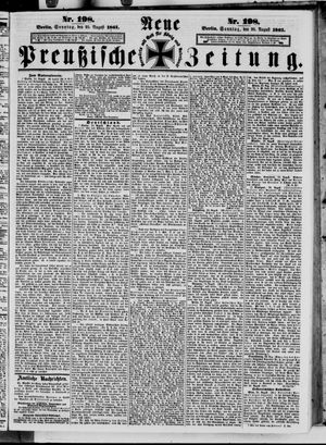 Neue preußische Zeitung vom 25.08.1861