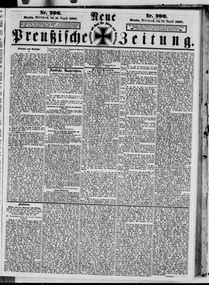 Neue preußische Zeitung vom 28.08.1861