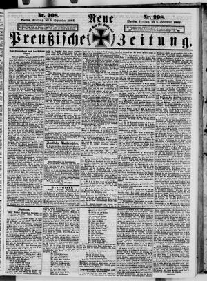 Neue preußische Zeitung vom 06.09.1861