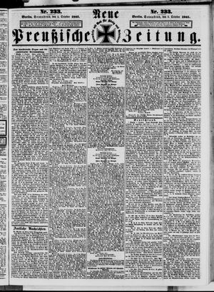 Neue preußische Zeitung vom 05.10.1861