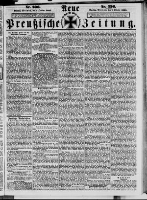 Neue preußische Zeitung on Oct 9, 1861
