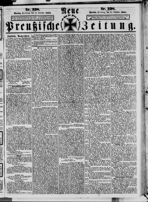 Neue preußische Zeitung vom 11.10.1861