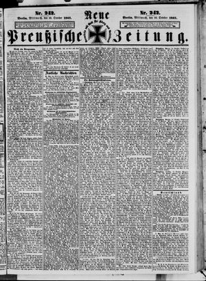 Neue preußische Zeitung vom 16.10.1861
