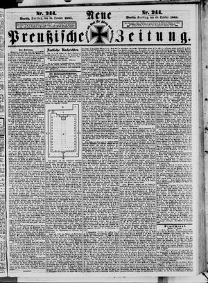 Neue preußische Zeitung vom 18.10.1861