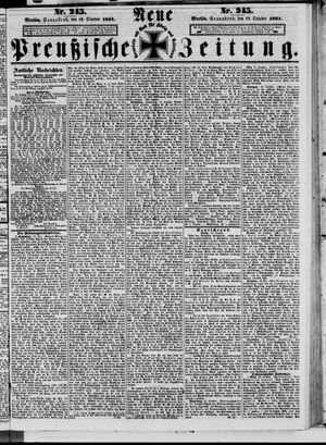 Neue preußische Zeitung vom 19.10.1861