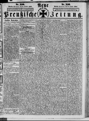 Neue preußische Zeitung vom 20.10.1861