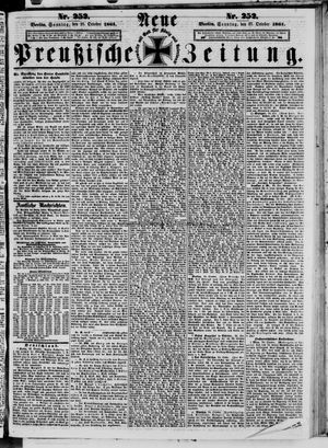Neue preußische Zeitung vom 27.10.1861