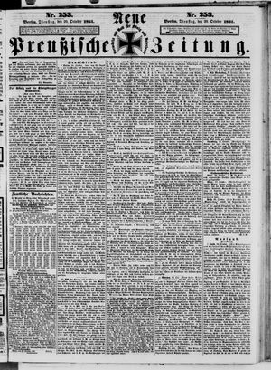 Neue preußische Zeitung vom 29.10.1861