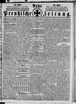 Neue preußische Zeitung vom 31.10.1861