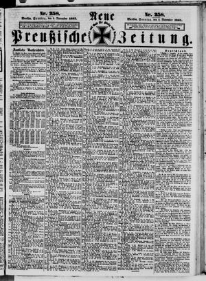 Neue preußische Zeitung vom 03.11.1861