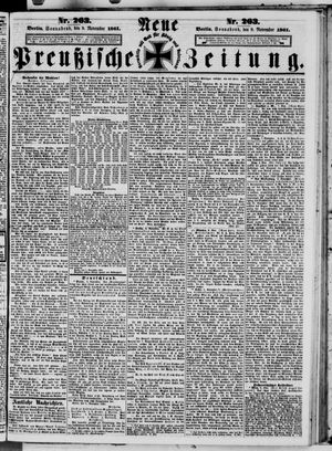 Neue preußische Zeitung vom 09.11.1861