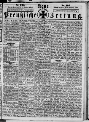 Neue preußische Zeitung vom 10.11.1861