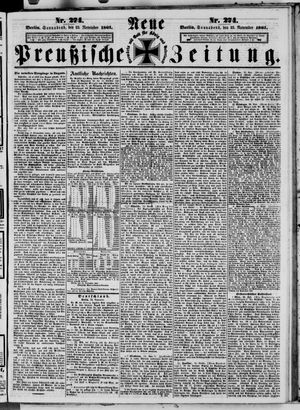 Neue preußische Zeitung vom 23.11.1861