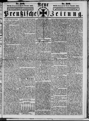 Neue preußische Zeitung vom 30.11.1861
