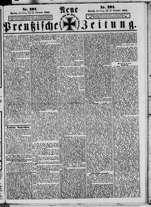 Neue preußische Zeitung vom 13.12.1861