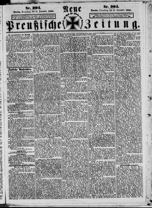 Neue preußische Zeitung vom 31.12.1861