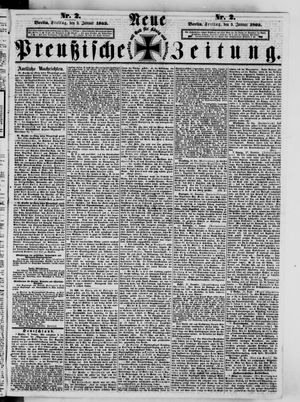 Neue preußische Zeitung vom 03.01.1862