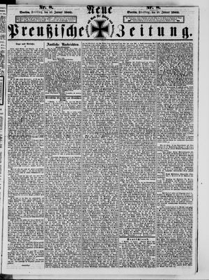Neue preußische Zeitung vom 10.01.1862
