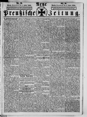 Neue preußische Zeitung vom 11.01.1862
