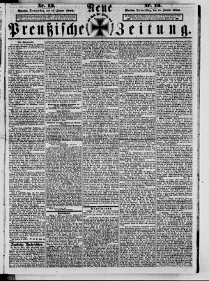 Neue preußische Zeitung vom 16.01.1862