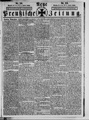 Neue preußische Zeitung on Jan 17, 1862