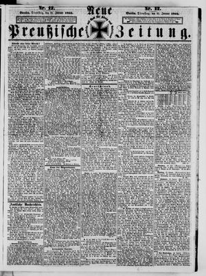 Neue preußische Zeitung vom 21.01.1862