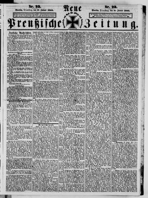 Neue preußische Zeitung vom 28.01.1862