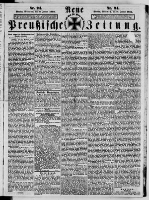 Neue preußische Zeitung vom 29.01.1862