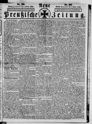 Neue preußische Zeitung on Feb 8, 1862