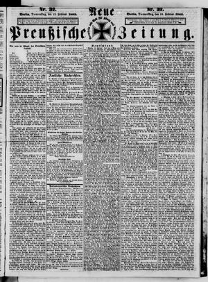 Neue preußische Zeitung vom 13.02.1862
