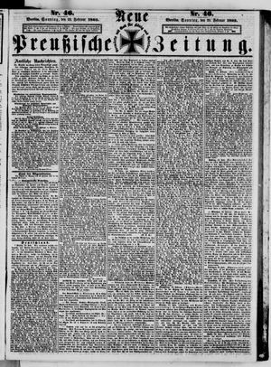Neue preußische Zeitung vom 23.02.1862