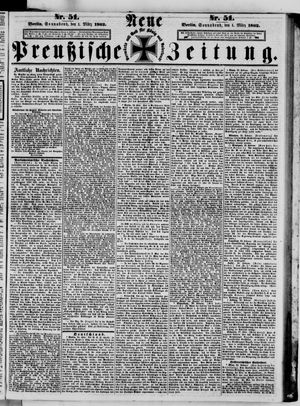 Neue preußische Zeitung vom 01.03.1862