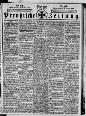 Neue preußische Zeitung on Mar 4, 1862