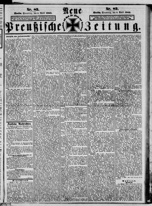 Neue preußische Zeitung vom 06.04.1862