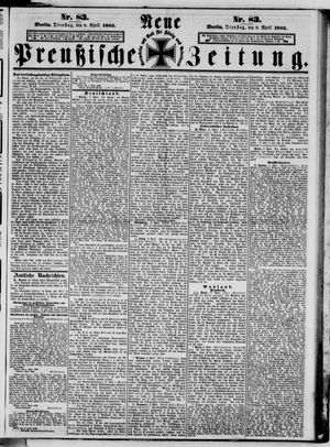 Neue preußische Zeitung on Apr 8, 1862