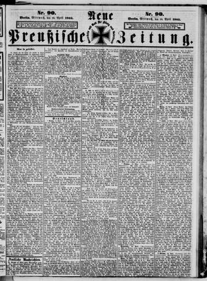 Neue preußische Zeitung vom 16.04.1862
