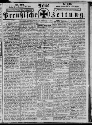 Neue preußische Zeitung vom 01.05.1862