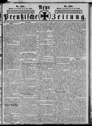 Neue preußische Zeitung vom 22.05.1862
