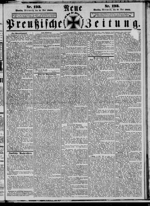 Neue preußische Zeitung vom 28.05.1862