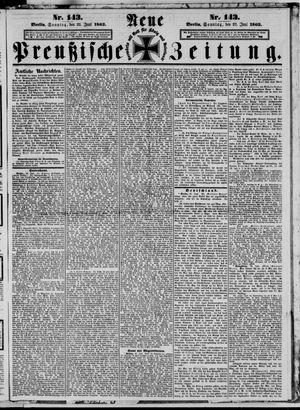 Neue preußische Zeitung vom 22.06.1862