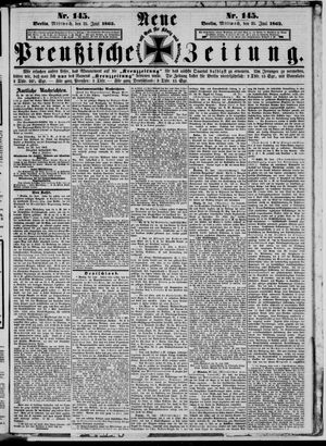 Neue preußische Zeitung vom 25.06.1862