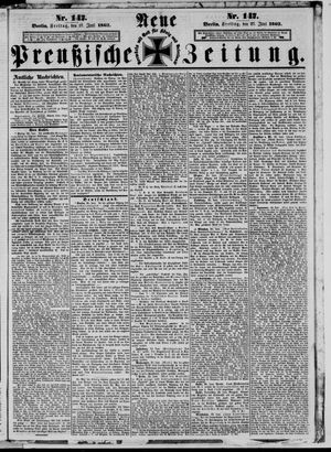 Neue preußische Zeitung vom 27.06.1862