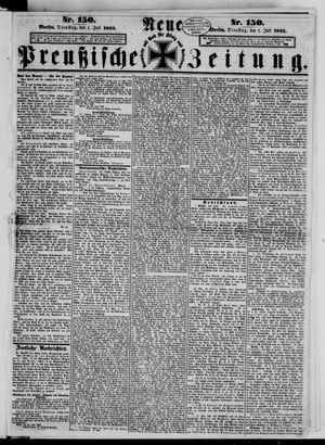 Neue preußische Zeitung vom 01.07.1862