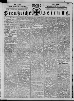 Neue preußische Zeitung vom 09.07.1862