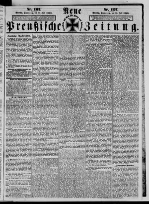 Neue preußische Zeitung vom 20.07.1862