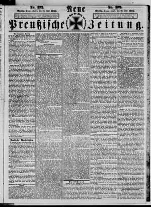 Neue preußische Zeitung vom 26.07.1862