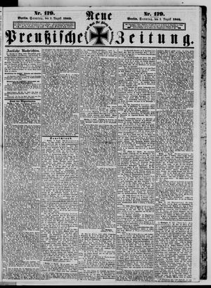 Neue preußische Zeitung vom 03.08.1862