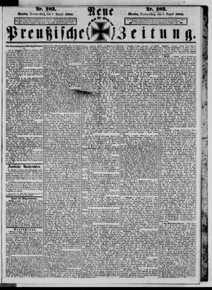 Neue preußische Zeitung vom 07.08.1862