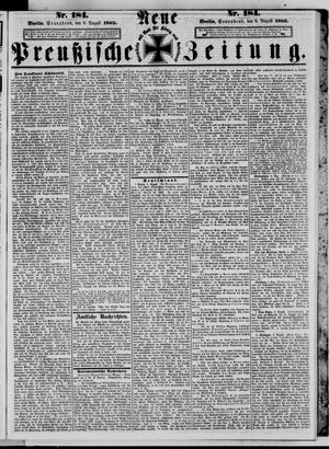 Neue preußische Zeitung vom 09.08.1862
